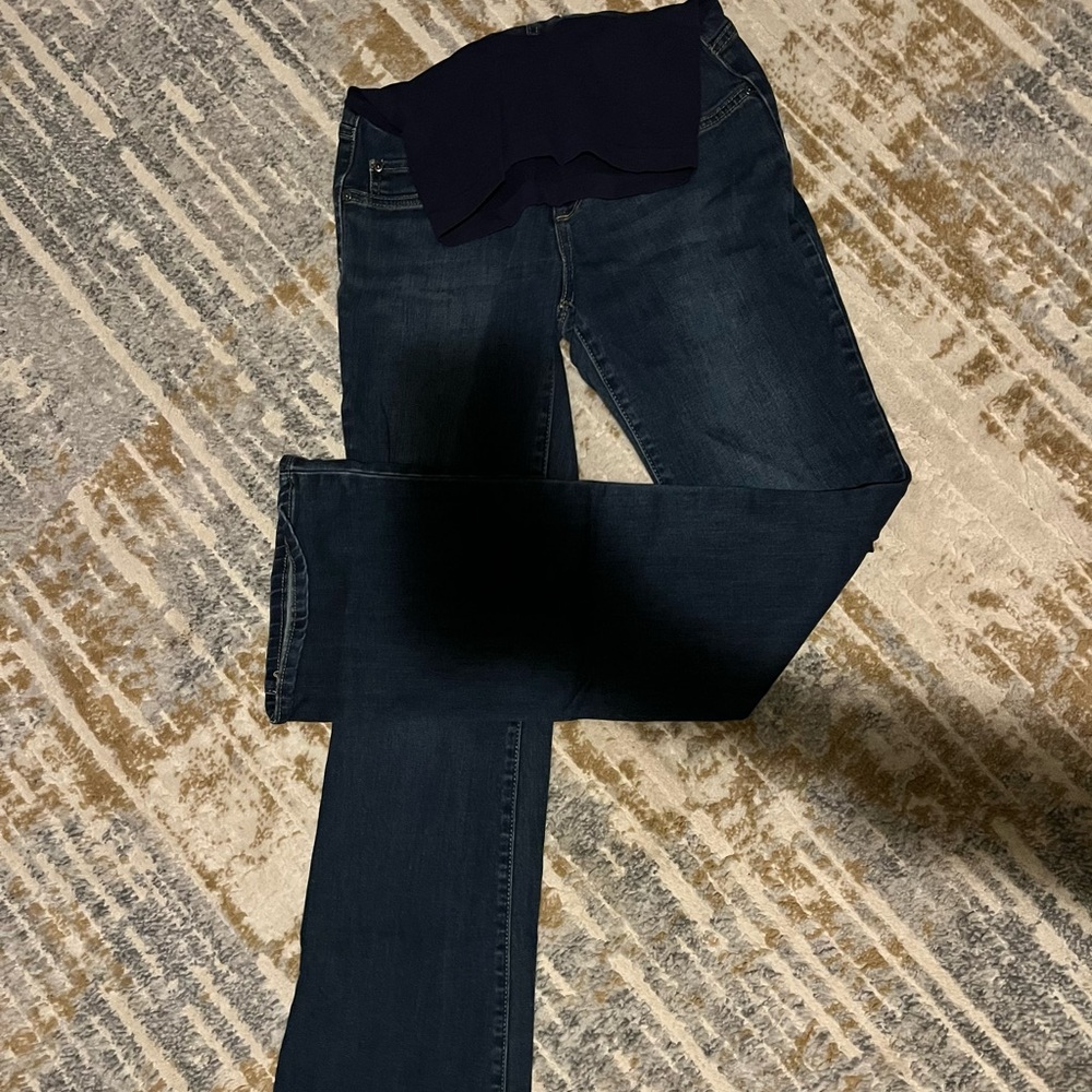 Womens Indigo Blue maternity jeans
